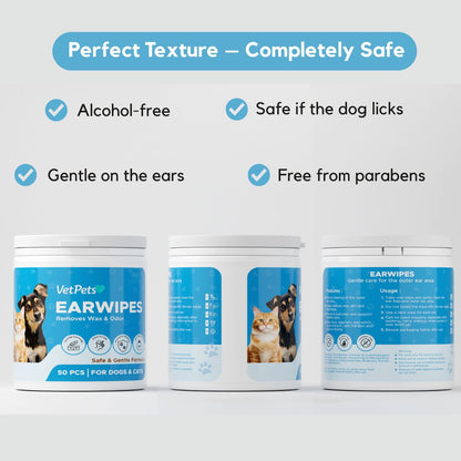EarWipes Kit - Protects against ear problems.